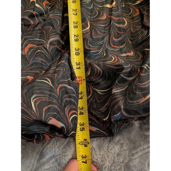 ULLA JOHNSON Gwen Dress Size 12 Obsidian Printed V Neck Puff Sleeve‎ Mini NEW - Picture 11 of 12